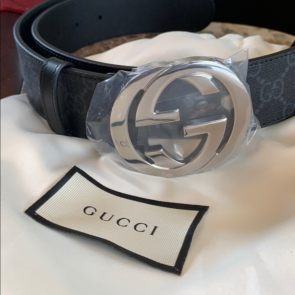 Gucci logo buckle interlocking belt - Picture 5 of 6